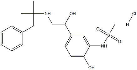 Zinterol hydrochloride Structure