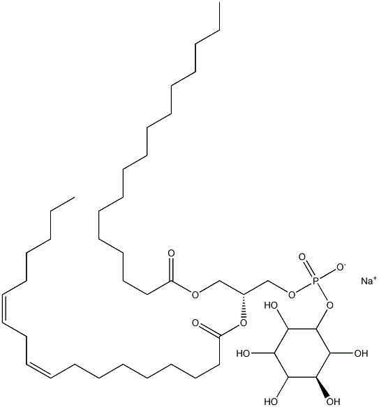 ホスファチジルイノシトールナトリウム塩 化学構造式