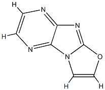 Oxazolo[3,2:1,2]imidazo[4,5-b]pyrazine (9CI) Structure