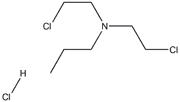 N,N-双(2-氯乙基)丙-1-胺盐酸盐,38521-66-3,结构式