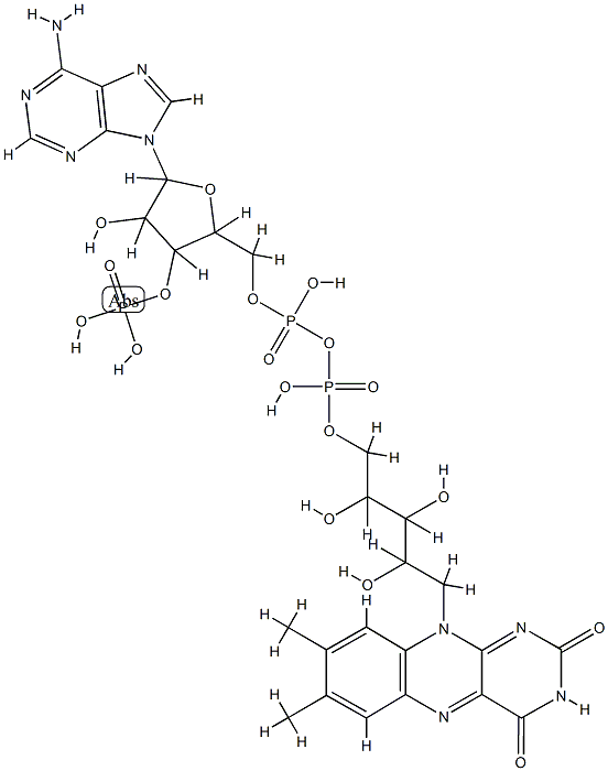 flavin-adenine dinucleotide phosphate Struktur