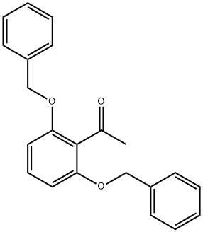 2,6-Dibenzyloxyacetophenone 化学構造式