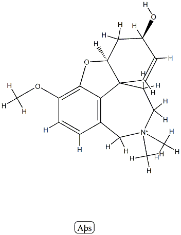 Galanthaminium, 7-methyl-, iodide Structure