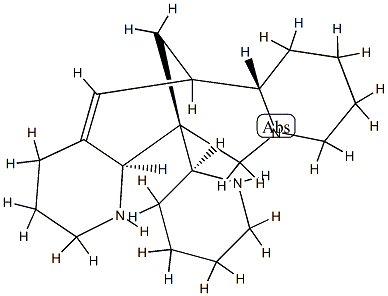 (6β,7α,9S,11α,18S)-16,17-Didehydroormosanine Structure