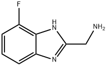 (4-氟-1H-苯并[D]咪唑-2-基)甲胺, 394223-23-5, 结构式