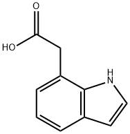 1H-Indole-7-aceticacid(9CI) Structure