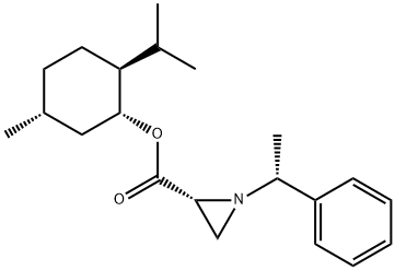 (-)-薄荷基 (R)-1-[(R)-Α-甲基苄基]氮杂环丙烷-2-羧酸酯, 397849-98-8, 结构式