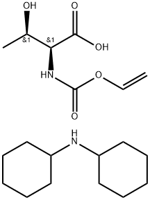 N-vinyloxycarbonyl-L-threonine, compound with dicyclohexylamine ,39897-32-0,结构式