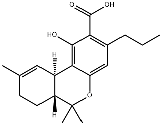 DELTA-9-四氢次大麻酚酸,39986-26-0,结构式