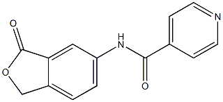 4-Pyridinecarboxamide,N-(1,3-dihydro-3-oxo-5-isobenzofuranyl)-(9CI) Struktur