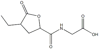 Pentonic acid, 5-[(carboxymethyl)amino]-2,3,5-trideoxy-2-ethyl-5-oxo-, gamma-lactone (9CI) Structure