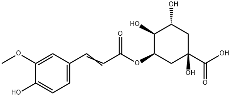 5-O-阿魏酰奎尼酸, 40242-06-6, 结构式