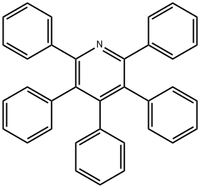 Pyridine, 2,3,4,5,6-pentaphenyl- Struktur