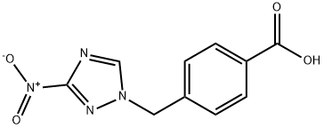 4-[(3-硝基-1H-1,2,4-三唑-1-基)甲基]苯甲酸, 402720-88-1, 结构式