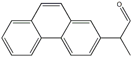 α-Methyl-2-phenanthreneacetaldehyde Struktur