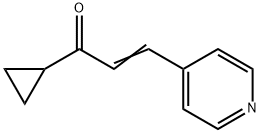 2-Propen-1-one,1-cyclopropyl-3-(4-pyridinyl)-(9CI) 结构式
