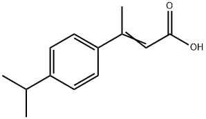 2-Butenoicacid,3-[4-(1-methylethyl)phenyl]-(9CI) Structure
