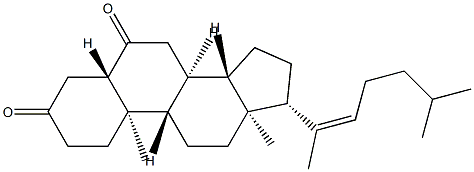 5α-Cholest-20(22)-ene-3,6-dione Structure