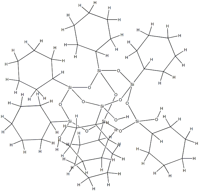 POLY(CYCLOHEXYLSILSESQUIOXANE) SILANOL FUNCTIONAL Structure