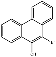 10-溴-9-菲醇,4120-76-7,结构式