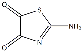 4,5-Thiazoledione,2-amino-(9CI) Struktur