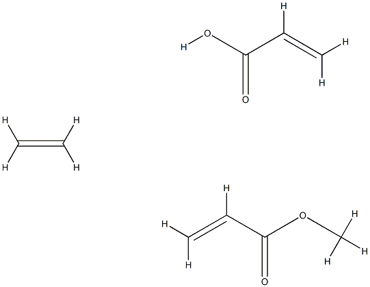 POLY(ETHYLENE-CO-METHYL ACRYLATE-CO-ACRY LIC ACID), 18 WT. % ME ACRYLATE Structure