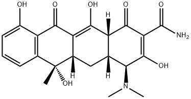 12a-Deoxytetracycline 结构式