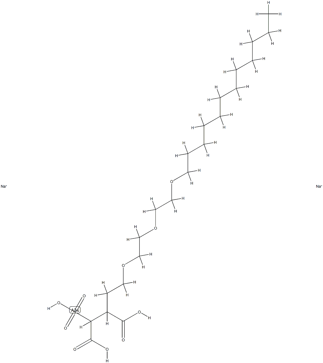 disodium C-[2-[2-[2-(dodecyloxy)ethoxy]ethoxy]ethyl] sulphonatosuccinate