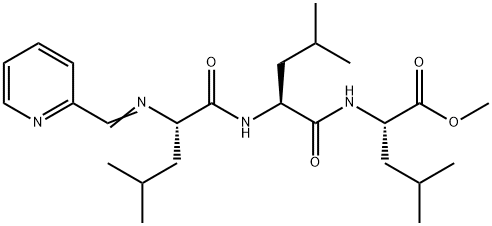 N-(2-Pyridinylmethylene)-L-Leu-L-Leu-Leu-OMe Structure