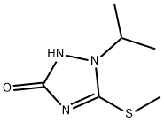 3H-1,2,4-Triazol-3-one,1,2-dihydro-1-(1-methylethyl)-5-(methylthio)-(9CI) Structure