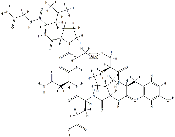 oxytocin, Glu(4)- Structure