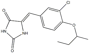 5-(4-sec-butoxy-3-chlorobenzylidene)-2,4-imidazolidinedione|