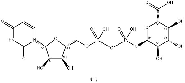 Uridine 5′-diphosphoglucuronic acid ammonium salt
		
	 Struktur