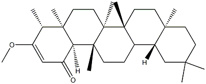 3-Methoxyfriedela-2-ene-1-one 结构式