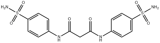 N,N''-BIS-(4-SULFAMOYL-PHENYL)-MALONAMIDE Struktur