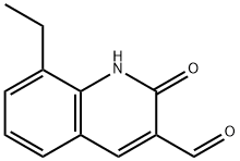 3-Quinolinecarboxaldehyde,8-ethyl-1,2-dihydro-2-oxo-(9CI) Structure