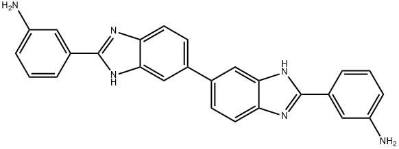 3,3′-[6,6′-bi-1H-Benzimidazole]-2,2′-diylbis-benzenamine Structure