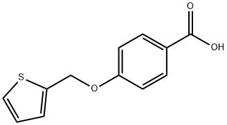 4-(thiophen-2-ylmethoxy)benzoic acid,443345-85-5,结构式