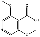 3,5-二甲氧基异烟酸 结构式