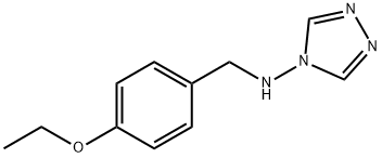 4H-1,2,4-Triazol-4-amine,N-[(4-ethoxyphenyl)methyl]-(9CI) 结构式