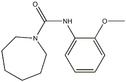 1H-Azepine-1-carboxamide,hexahydro-N-(2-methoxyphenyl)-(9CI) Struktur