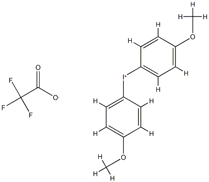 IodoniuM,bis(4-Mehtoxyphenyl)-2,2,2,-trifluoroacetate Struktur