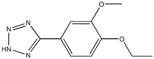 1H-Tetrazole,5-(4-ethoxy-3-methoxyphenyl)-(9CI) Structure