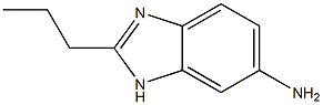 1H-Benzimidazol-5-amine,2-propyl-(9CI) 结构式