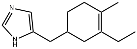 1H-Imidazole,4-[(3-ethyl-4-methyl-3-cyclohexen-1-yl)methyl]-(9CI) Structure