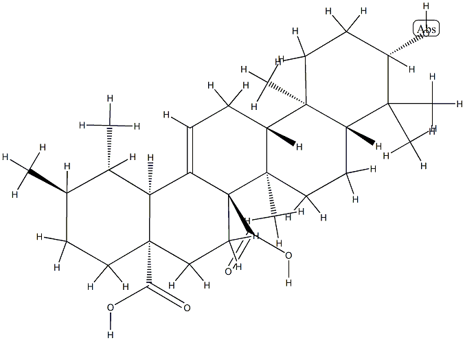キノブ酸 化学構造式