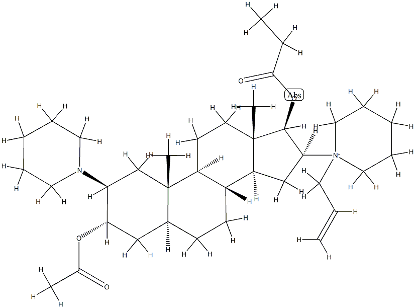 RapacuroniumBromide 化学構造式