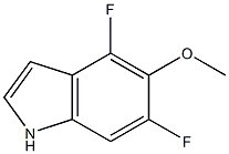 1H-Indole,4,6-difluoro-5-methoxy-(9CI) Structure
