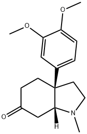 蕃杏科生物碱,468-53-1,结构式