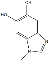 1H-Benzimidazole-5,6-diol,1-methyl-(9CI) Struktur